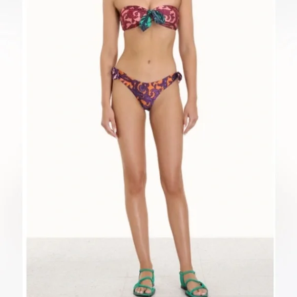Zimmermann Tiggy Tie Bikini, Spliced Size 1 US 4-6 - Picture 2 of 8